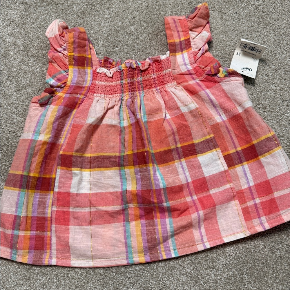 OshKosh B'gosh Multicolor Plaid Top
